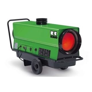 Przewoźna nagrzewnica powietrza z odprowadzaniem spalin Remko ATK 25 olejowa - 22,5 kW