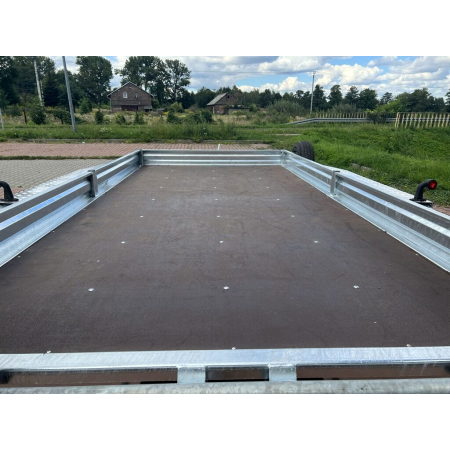 Przyczepa budowlana 3500 kg Wiola B3540, DMC (Podjazdy aluminiowe)