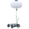 Mobilny maszt oświetleniowy LED Light Boy B8CA-CE – 110 000 lm, 800 W, wózek transportowy