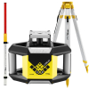 Nivel System NL320R Digital + statyw SJJ1 + łata LS-24 - laser obrotowy czerwony 500 m ze spadkami X/Y i czujnikiem RD300R