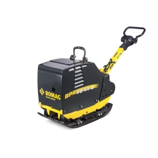 Zagęszczarka rewersyjna Bomag BPR 50/55 D/E – 400 kg, płyta 550 mm, Hatz Diesel, rozruch elektryczny