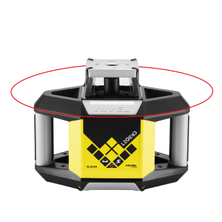 Nivel System NL300R Digital - laser obrotowy czerwony 500 m z cyfrowym czujnikiem RD300R