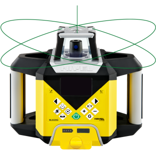 Nivel System NL620G Digital – zielony laser obrotowy 600 m ze spadkami X/Y i cyfrowym czujnikiem RD600 Digital
