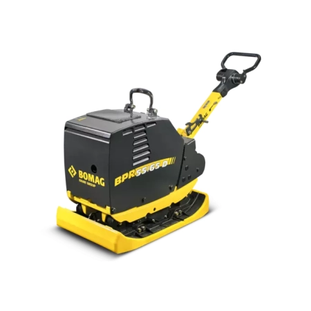 Zagęszczarka rewersyjna Bomag BPR 55/65 D/E STONEGUARD z ECONOMIZEREM – 482 kg, płyta 680 mm, Kohler Diesel, rozruch elektryczny