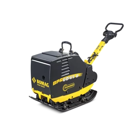 Zagęszczarka rewersyjna Bomag BPR 60/65 D/E z ECONOMIZEREM – 455 kg, płyta 650 mm, Hatz Diesel, rozruch elektryczny