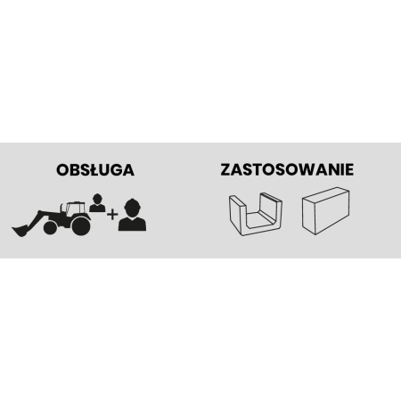 Chwytak zawieszany Jazon CHBZ2 do bloków betonowych