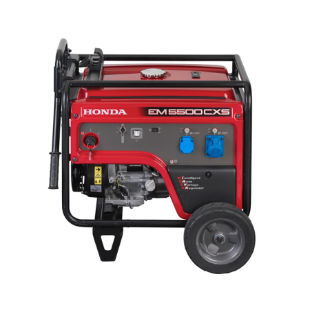 Agregat prądotwórczy jednofazowy Honda EM5500CXS – 5,5 kW, 96 kg – silnik iGX390, i-AVR + OLEJ GRATIS