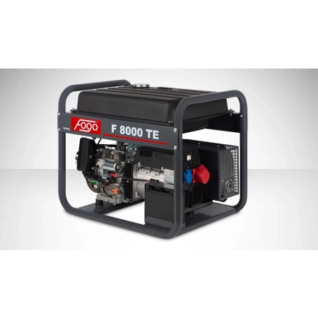 Agregat prądotwórczy trójfazowy FOGO F 8000 TE – 7,7 kVA – 400V/230V – Rozruch elektryczny – 45L