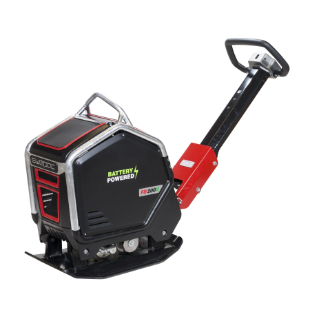 Zagęszczarka bateryjna rewersyjna Swepac FB 200B – 225 kg, 550 mm, 32 kN