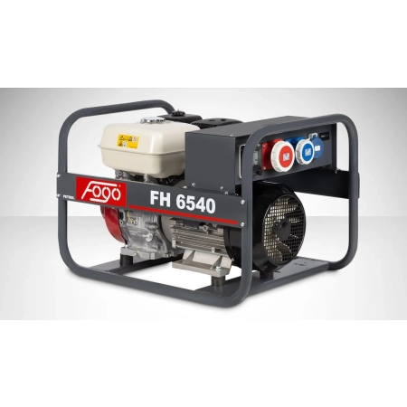 Agregat prądotwórczy trójfazowy FOGO FH 6540 – 5,5 kVA – 400V/230V – IP54 – HONDA GX270 – Prąd startowy 300%
